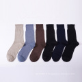 chaussettes d&#39;affaires pour hommes occasionnels en coton mercerisé vierge emballées